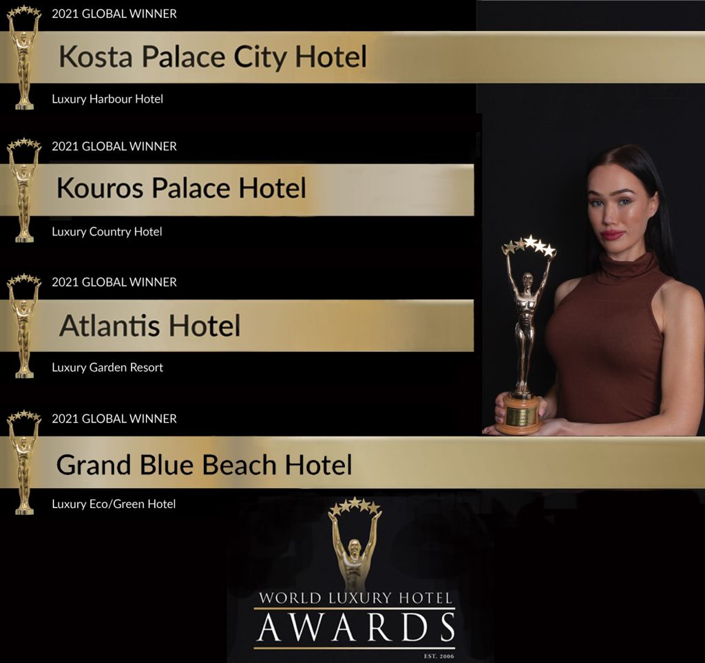 Koullias Hotels receive multiple distinctions by The World Luxury Hotel Awards